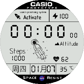 太空人表盘来袭!超酷炫表盘设计推荐