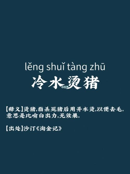 冷水烫猪是什么意思？详解成语冷水烫猪的含义