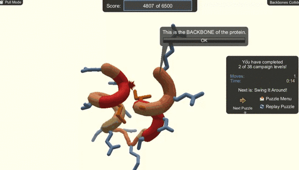 Foldit游戏评测:好玩又益智,还能帮助科学进步!