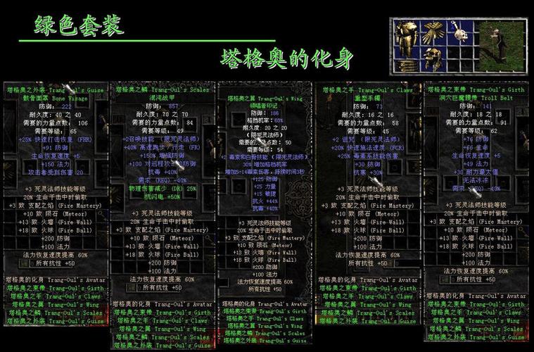 如何获得塔格奥的化身?暗黑2套装获取攻略