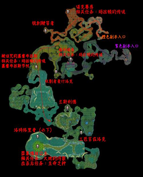 怀旧服玛拉顿地图坐标:高效刷怪及寻宝指南