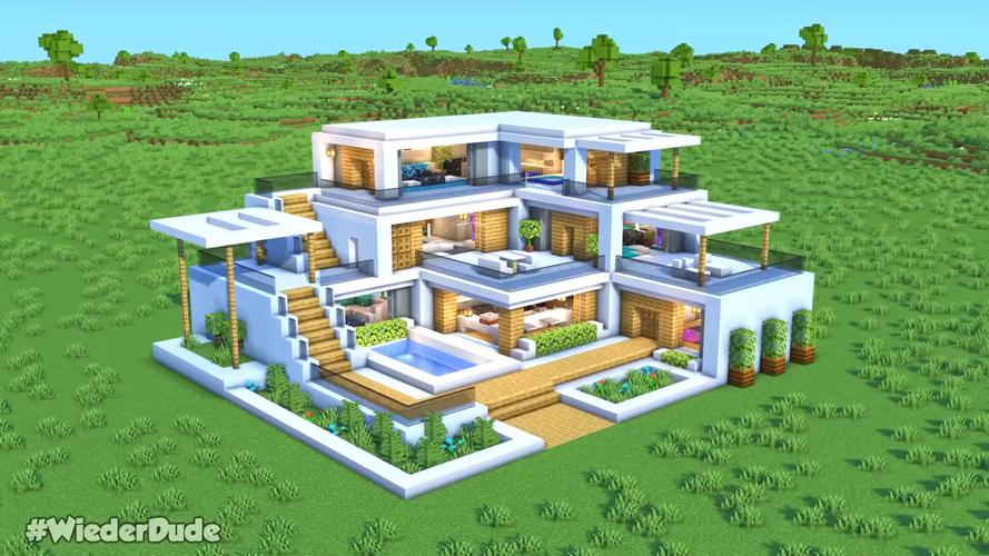 我的世界别墅设计图分享：新手也能轻松建造豪宅！