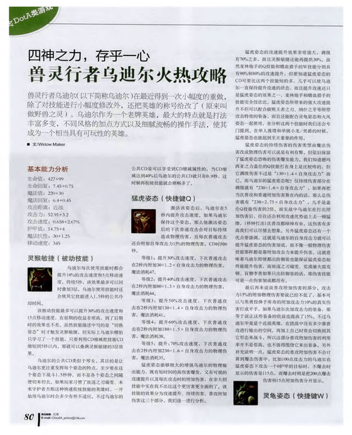 四神之力乌迪尔打野强吗?版本强势英雄分析!