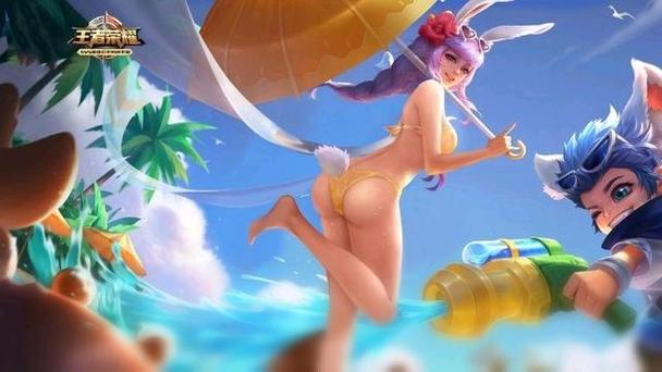 王者荣耀女角色没衣服的样子，宅男福利图集！
