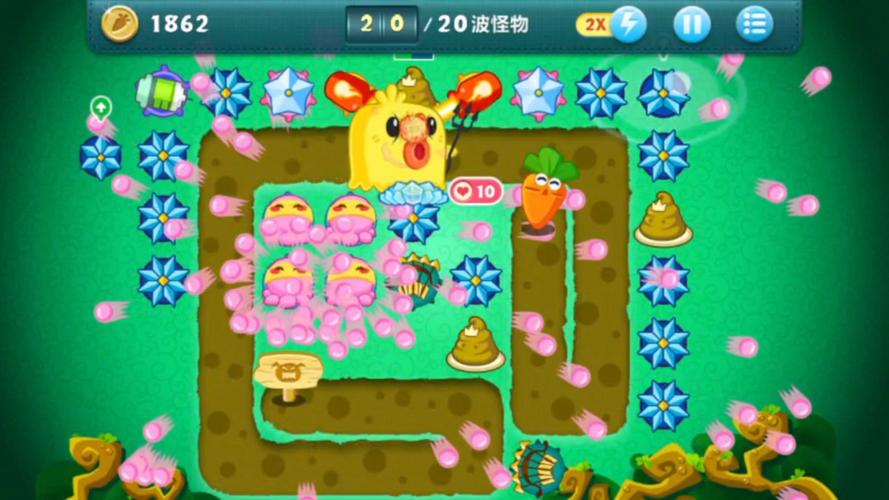 保卫萝卜挑战攻略19:轻松过关19关秘籍分享