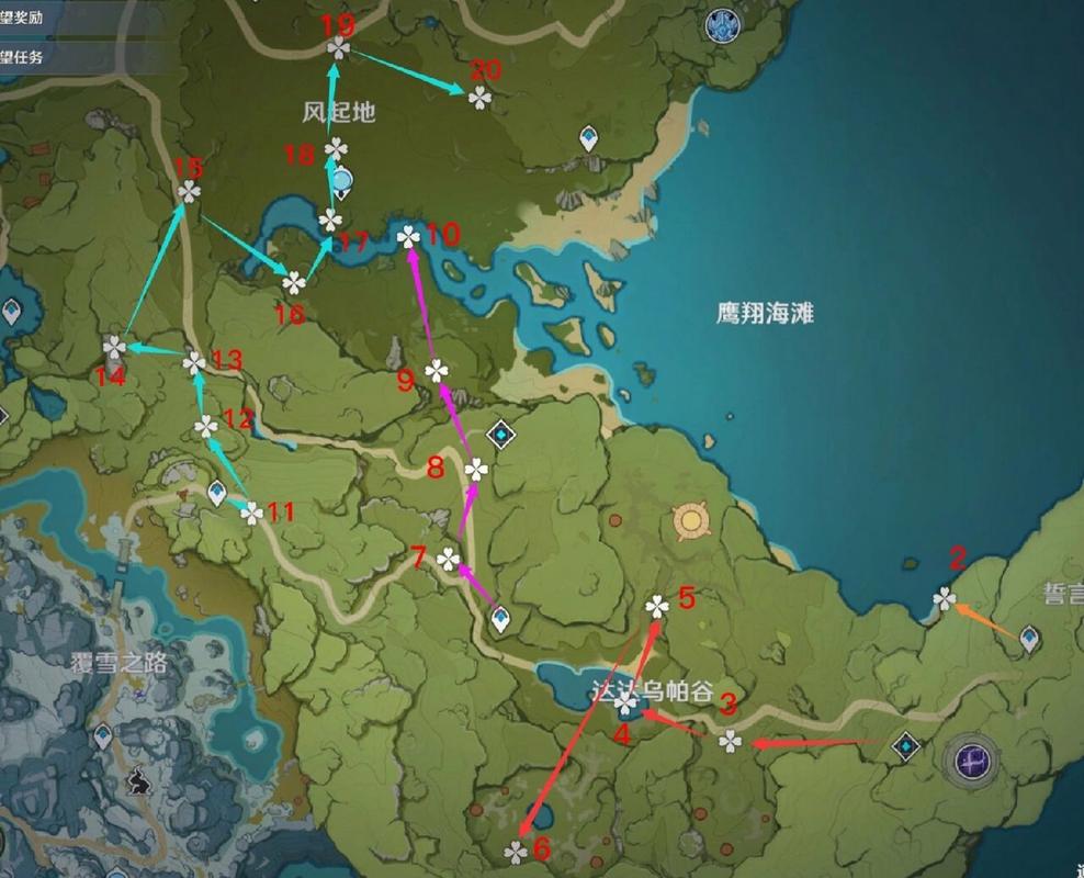 风神瞳位置都在哪?超详细图文攻略看这里!