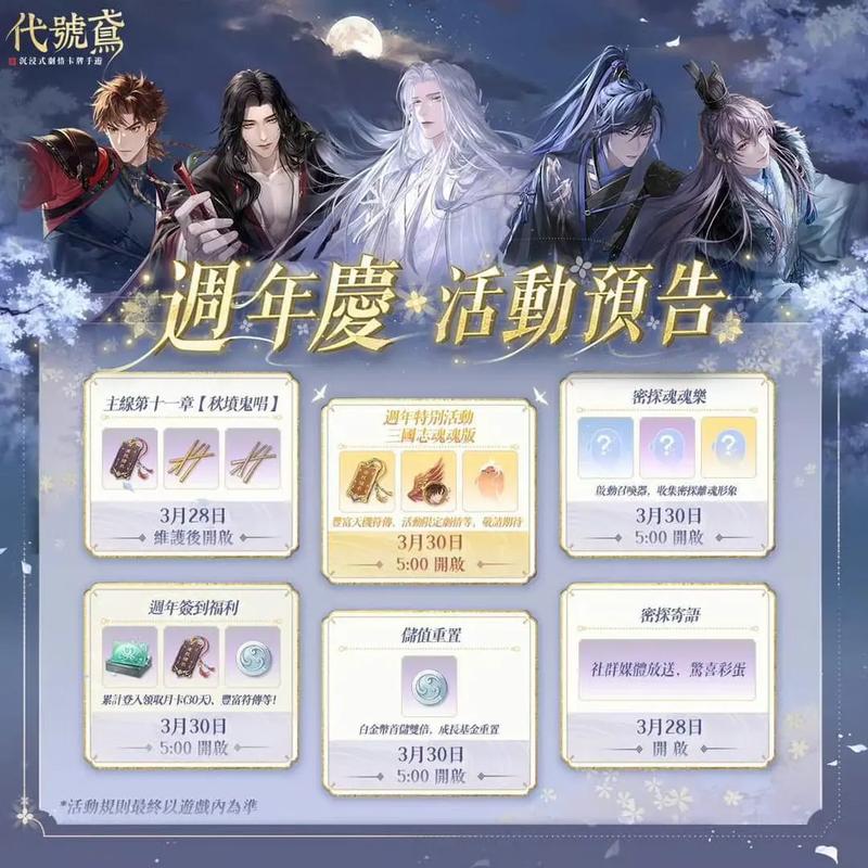 代号鸢官网最新消息,活动公告和更新内容!