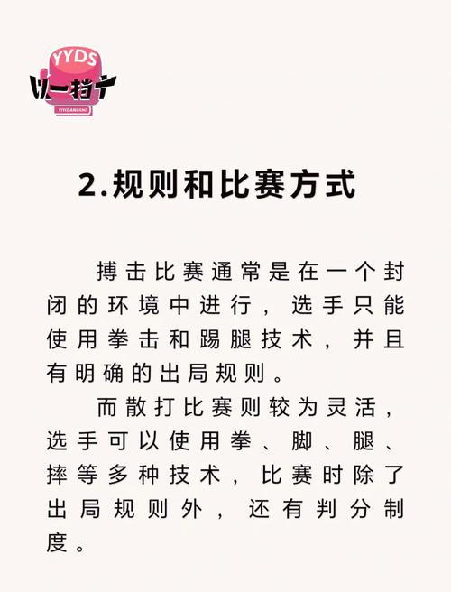 格斗比赛规则是什么？一文看懂拳击、散打区别！