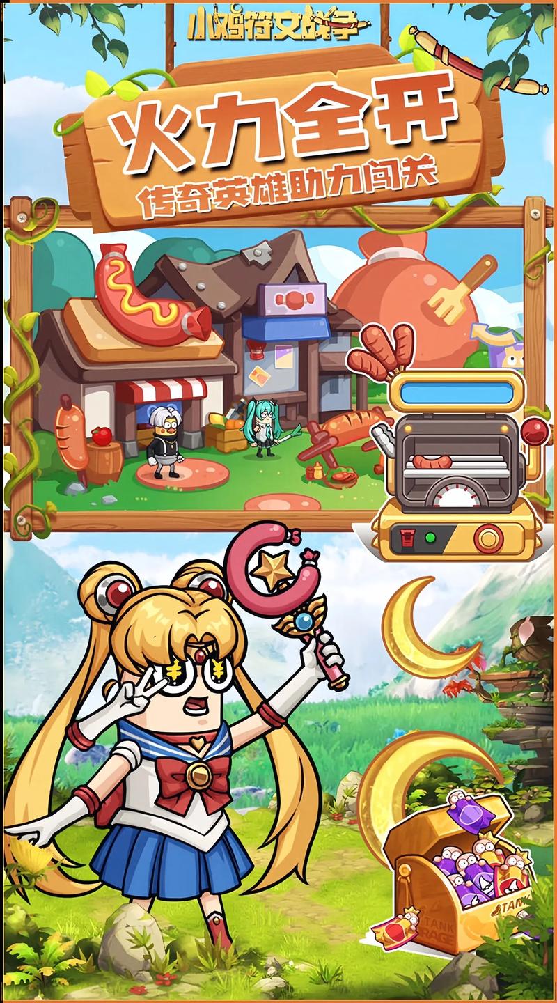 小鸡的战争：萌系画风，刺激塔防体验！