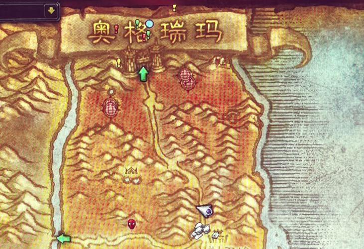 魔兽世界决战奥格瑞玛副本入口坐标及详细路线图解