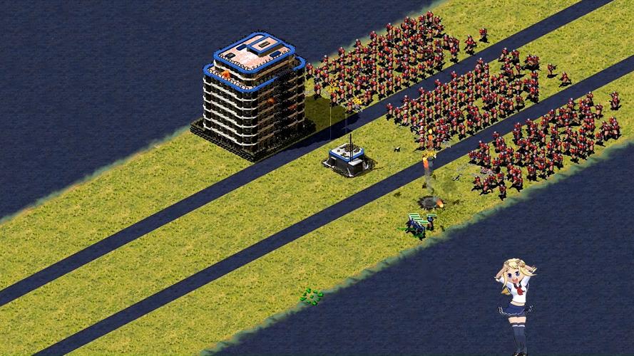 红警2游戏技巧：强行建造建筑，快速发展经济