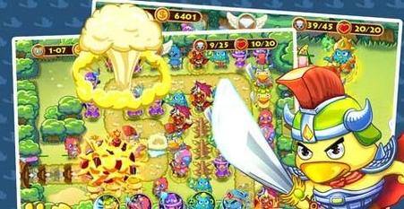 小鸡的战争：萌系画风，刺激塔防体验！