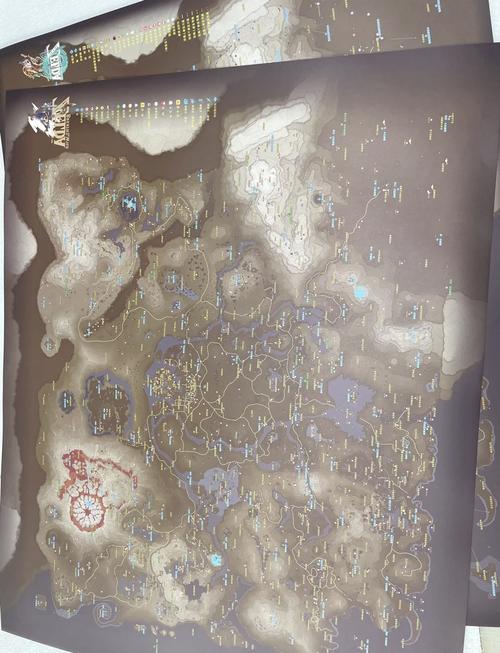 塞尔达传说：荒野之息地图全览，探索海拉鲁大陆