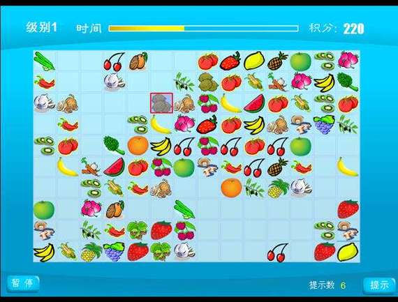 4399果蔬连连看H5版:好玩又轻松的水果连连看!