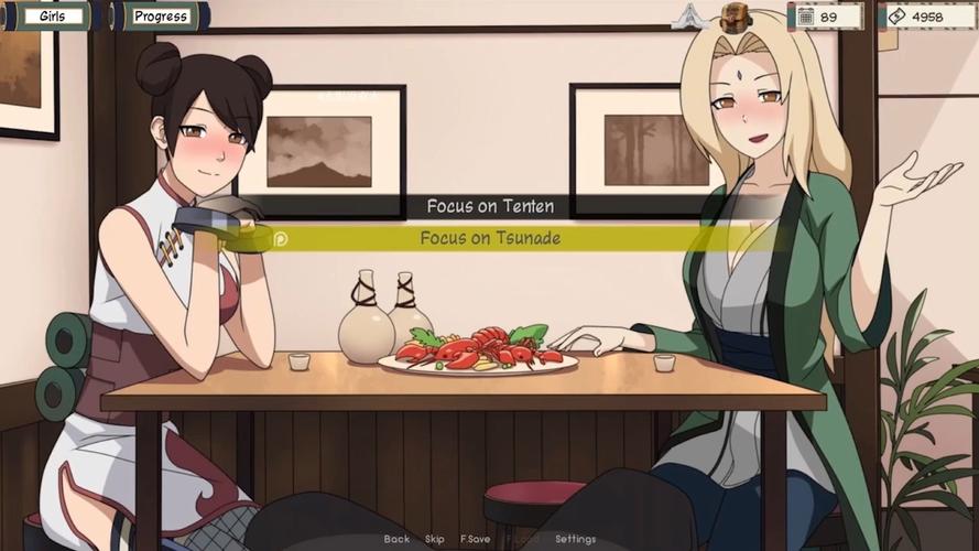 火影同人游戏：忍者后宫第2章V2.00，弟弟也沉迷其中