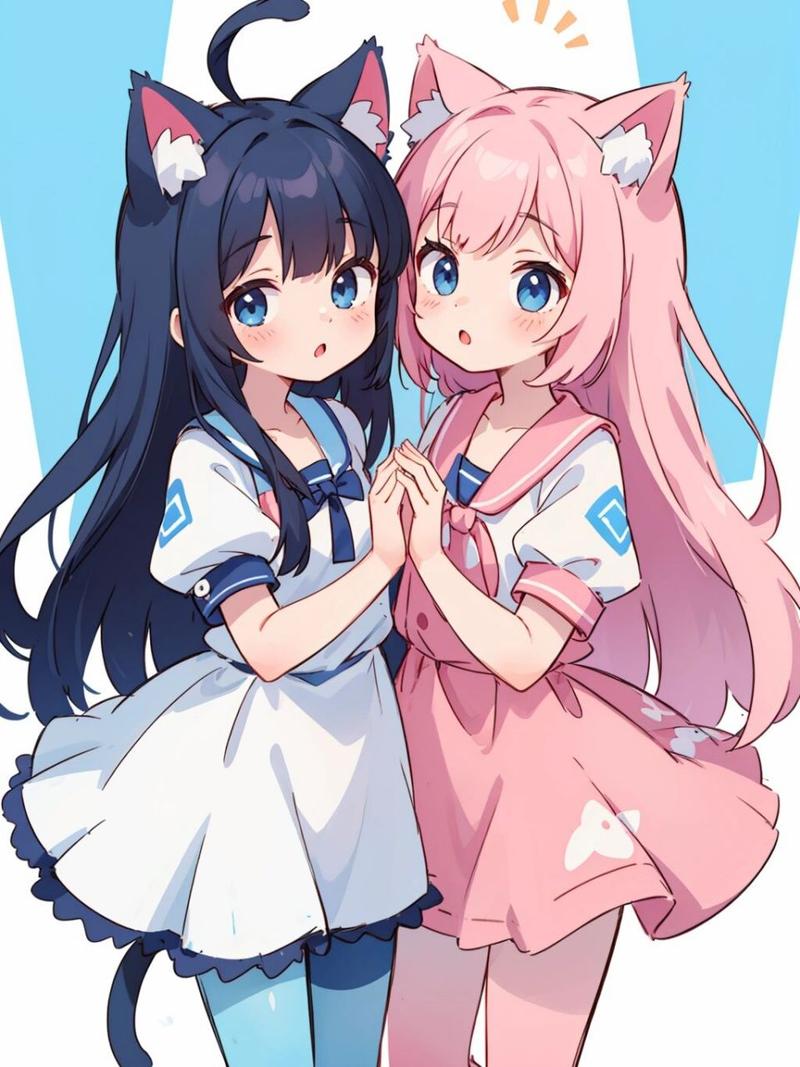 二次元双胞胎少女逆推游戏下载:附二维码,简单快捷