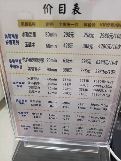 水疗中心最新项目:特色疗程,由您选择!