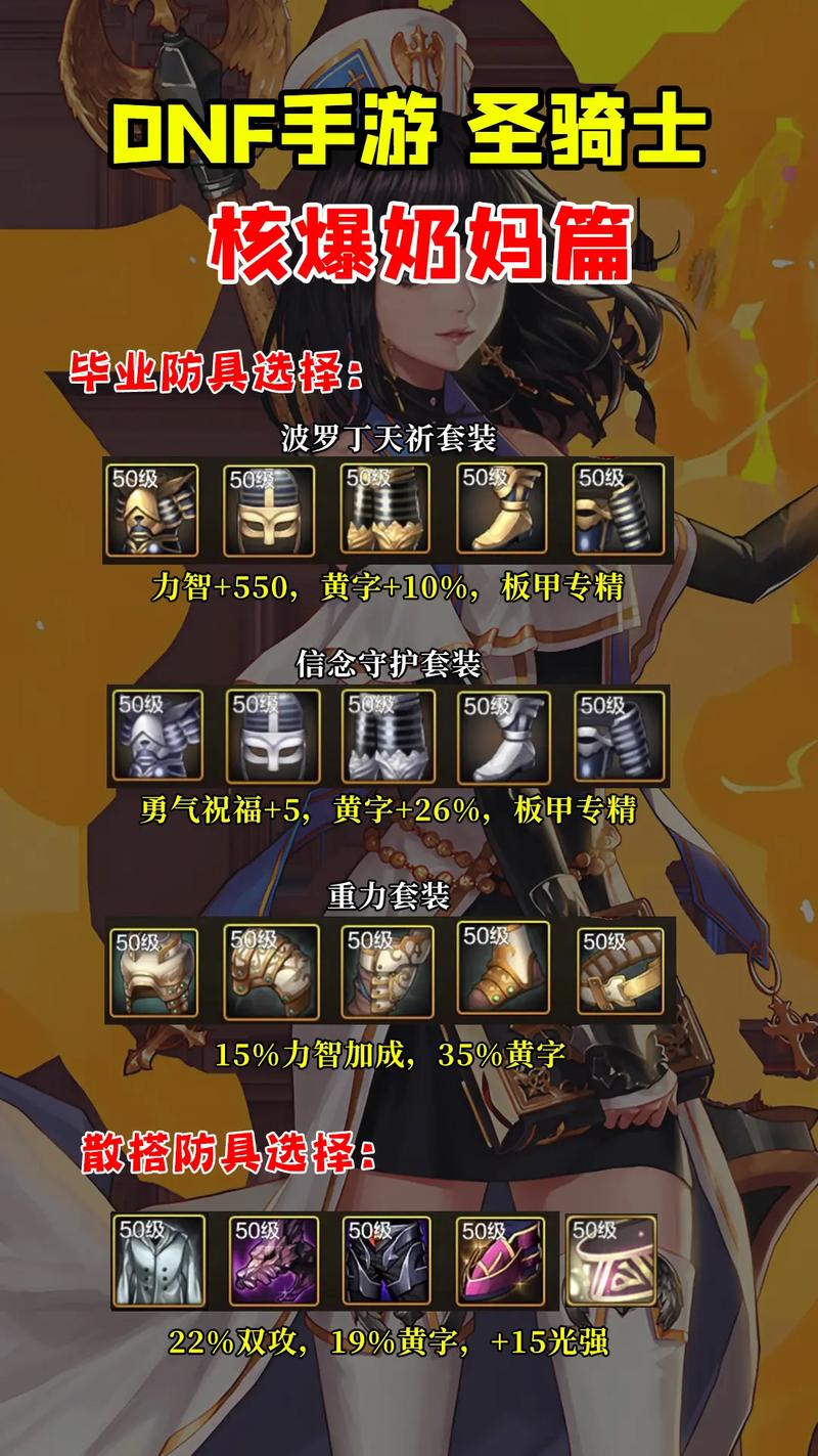 DNF手游地下城女骑士:简单易上手的辅助型角色介绍