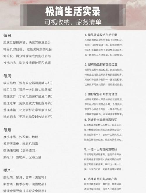 家庭事务最新指南:轻松应对各种家庭琐事,不再手忙脚乱!
